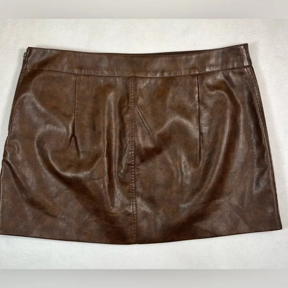 Fashion Nova Brown Mini Skirt - Picture 7 of 12